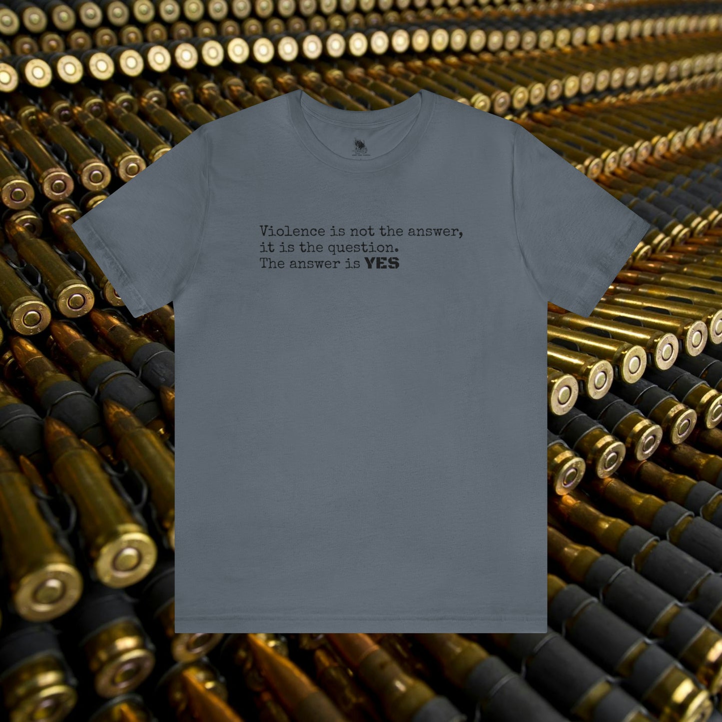 Violence is not the answer shirt.