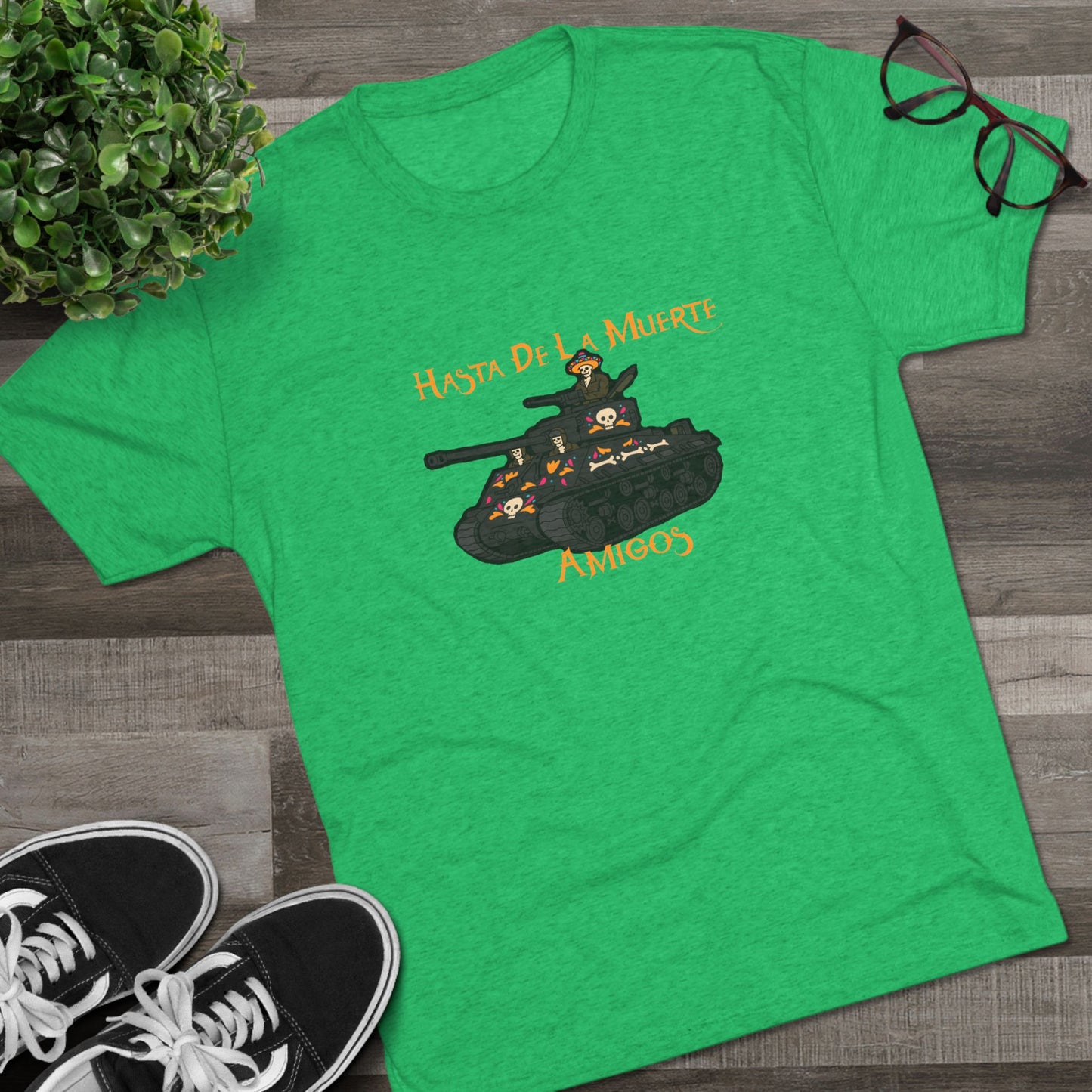Hasta De La Muerte Triblend Tee
