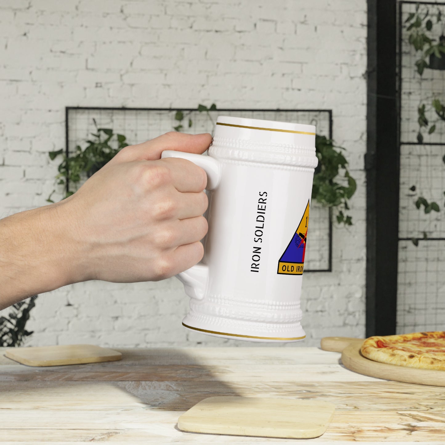 1st Armored Division Beer Stein