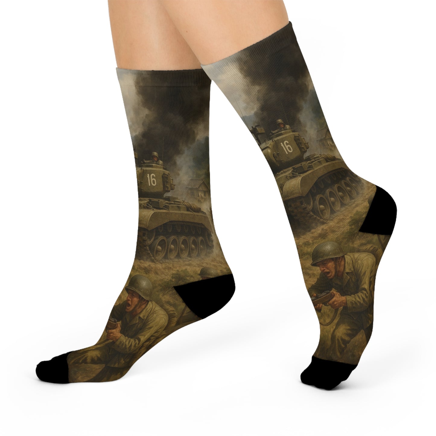 Korean War M26 Pershing Cushioned Crew Socks