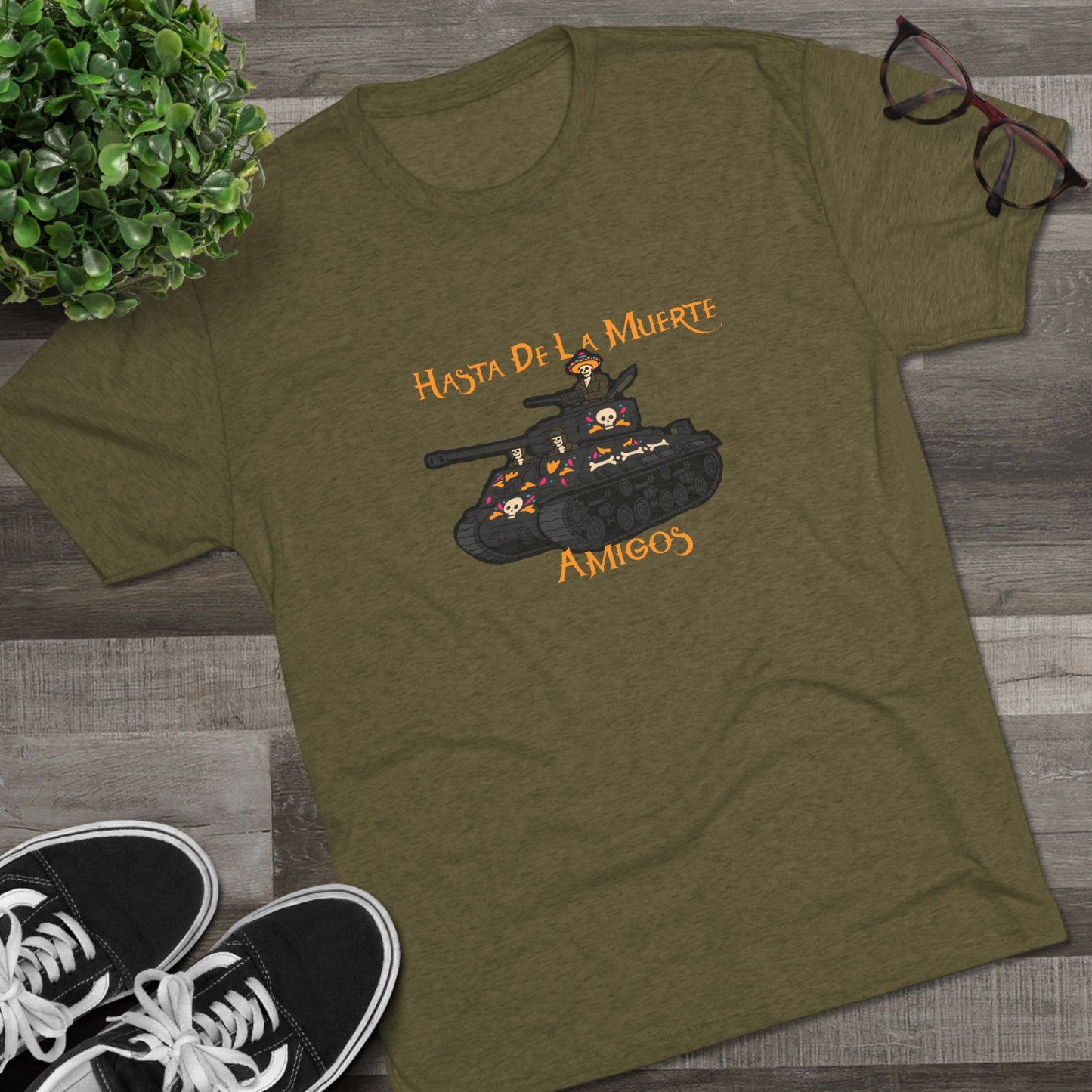 Hasta De La Muerte Triblend Tee