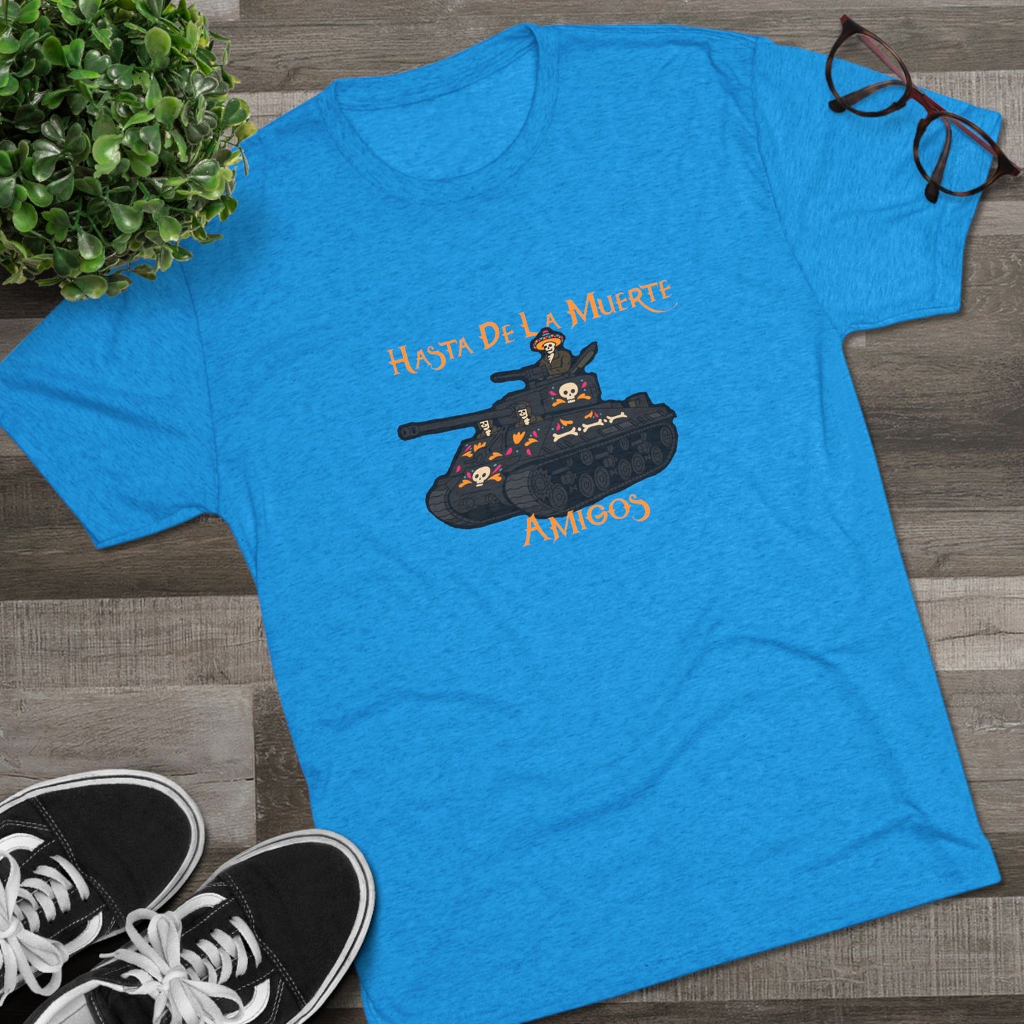 Hasta De La Muerte Triblend Tee