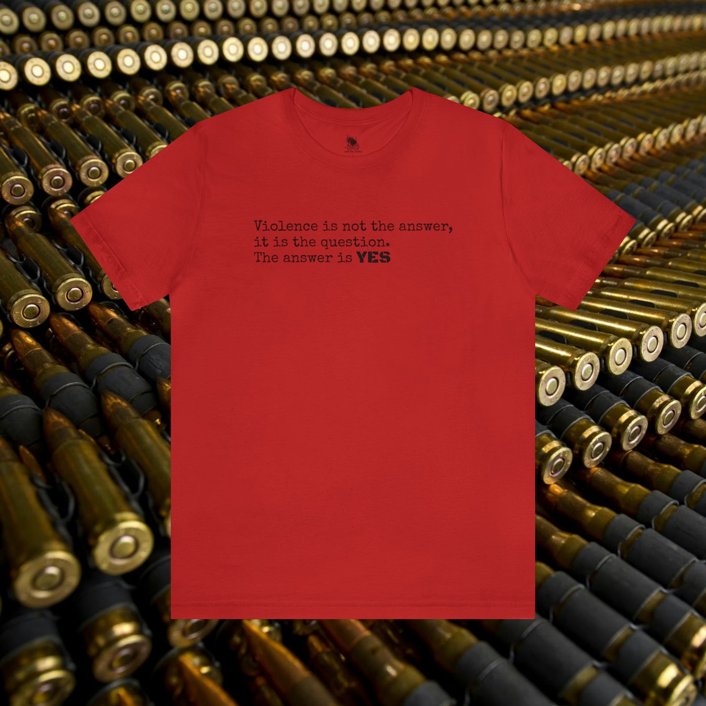 Violence is not the answer shirt.
