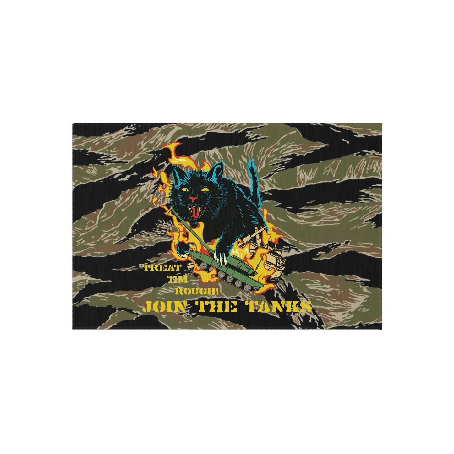 Tiger Stripe Outdoor Rug