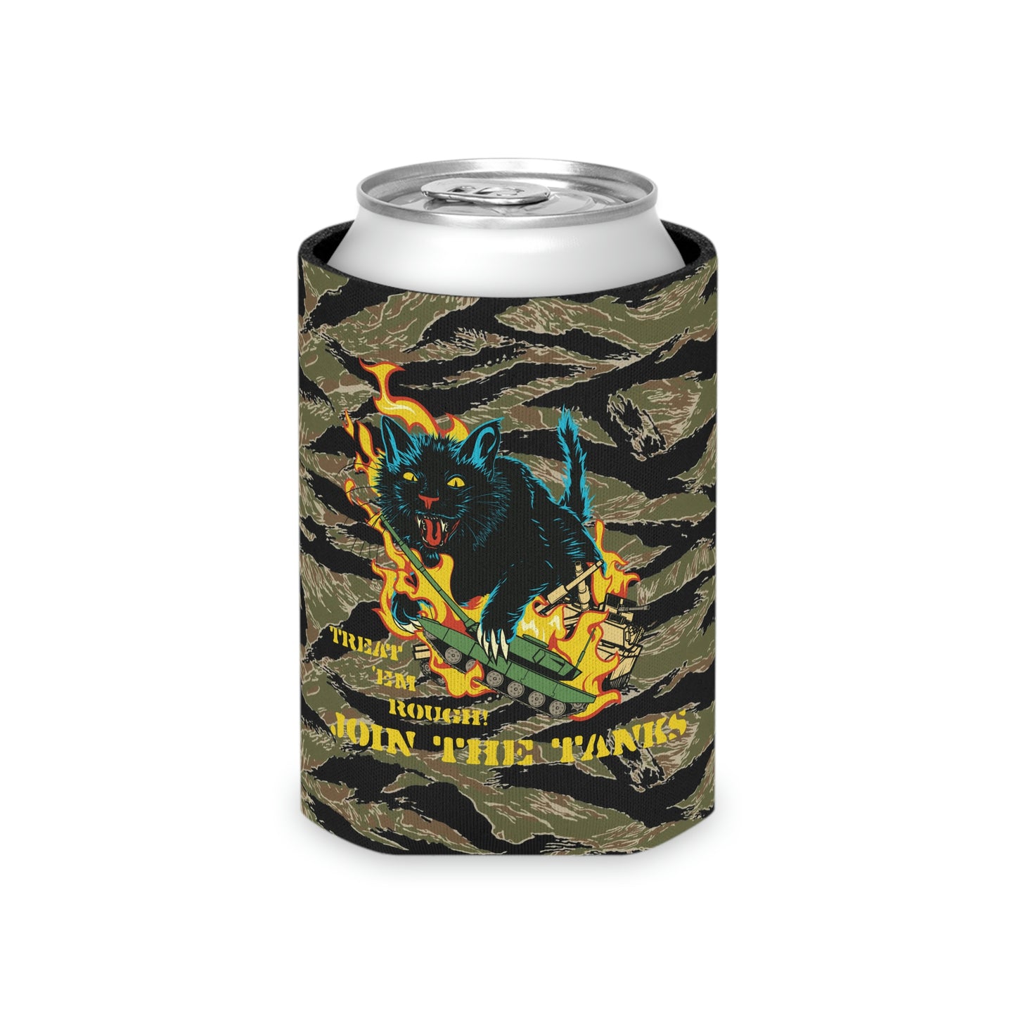 Tiger Stripe Can Coozie
