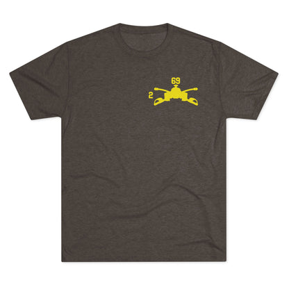 2-69 Armor Regiment Tri-Blend Crew Tee