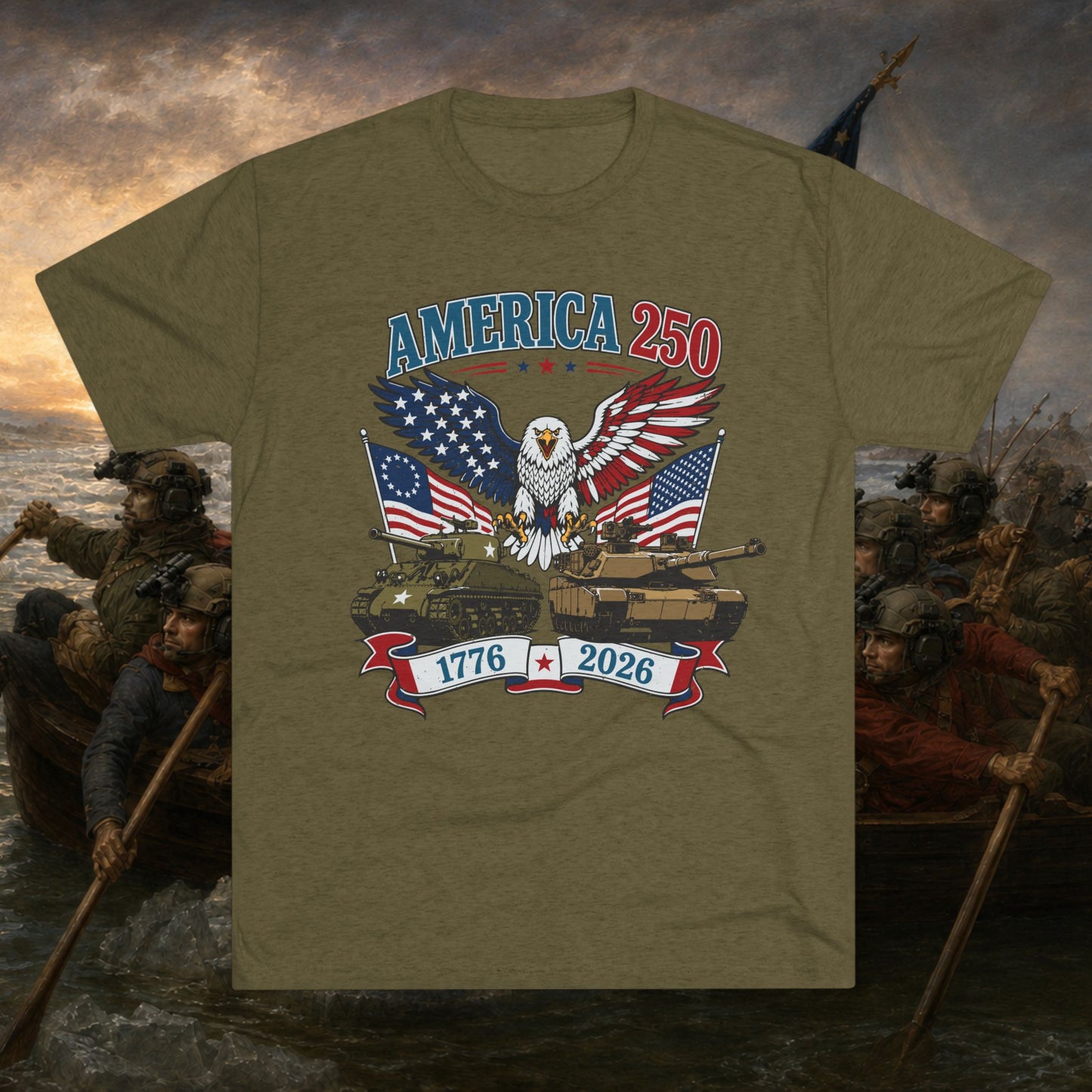 America 250th Tanker Shirt