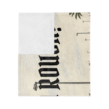 Treat 'em Rough! Velveteen Microfiber Blanket