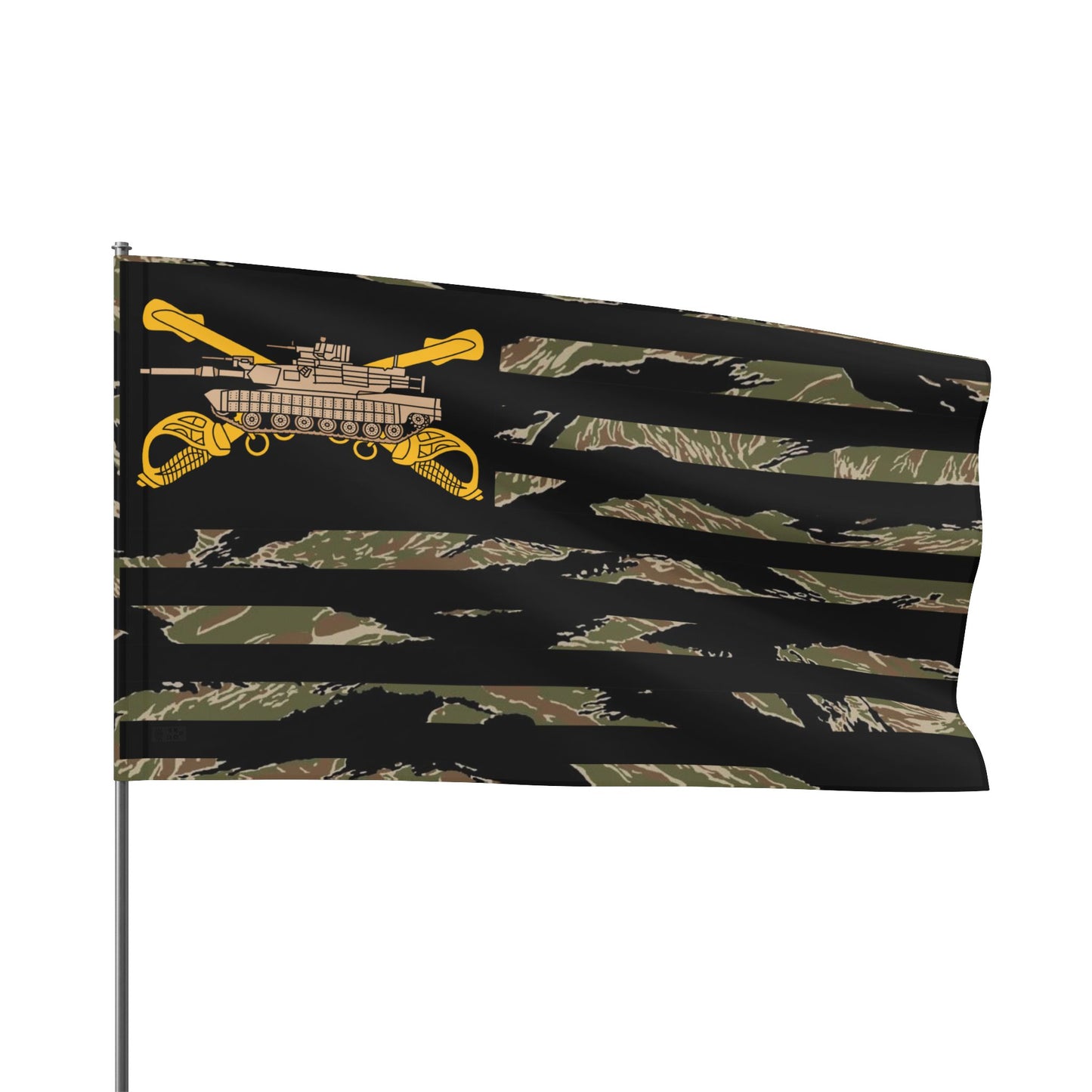 Tiger Stripe Abrams Flag