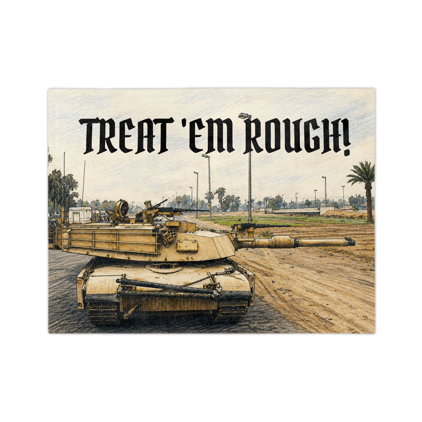Treat 'em Rough! Velveteen Microfiber Blanket