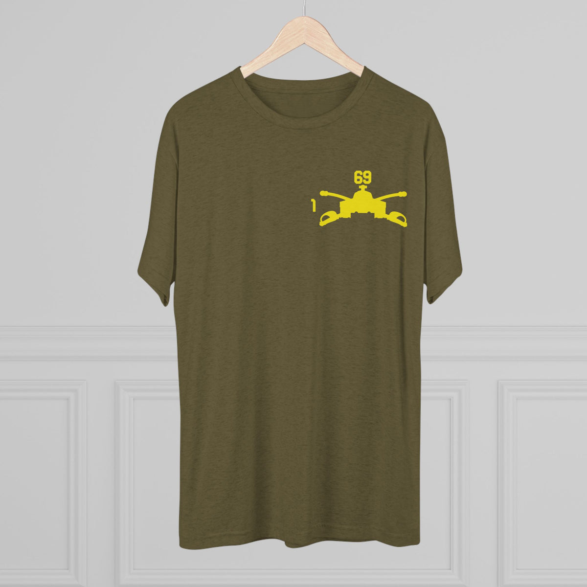 1-69 Armor Regiment Tri-Blend Crew Tee