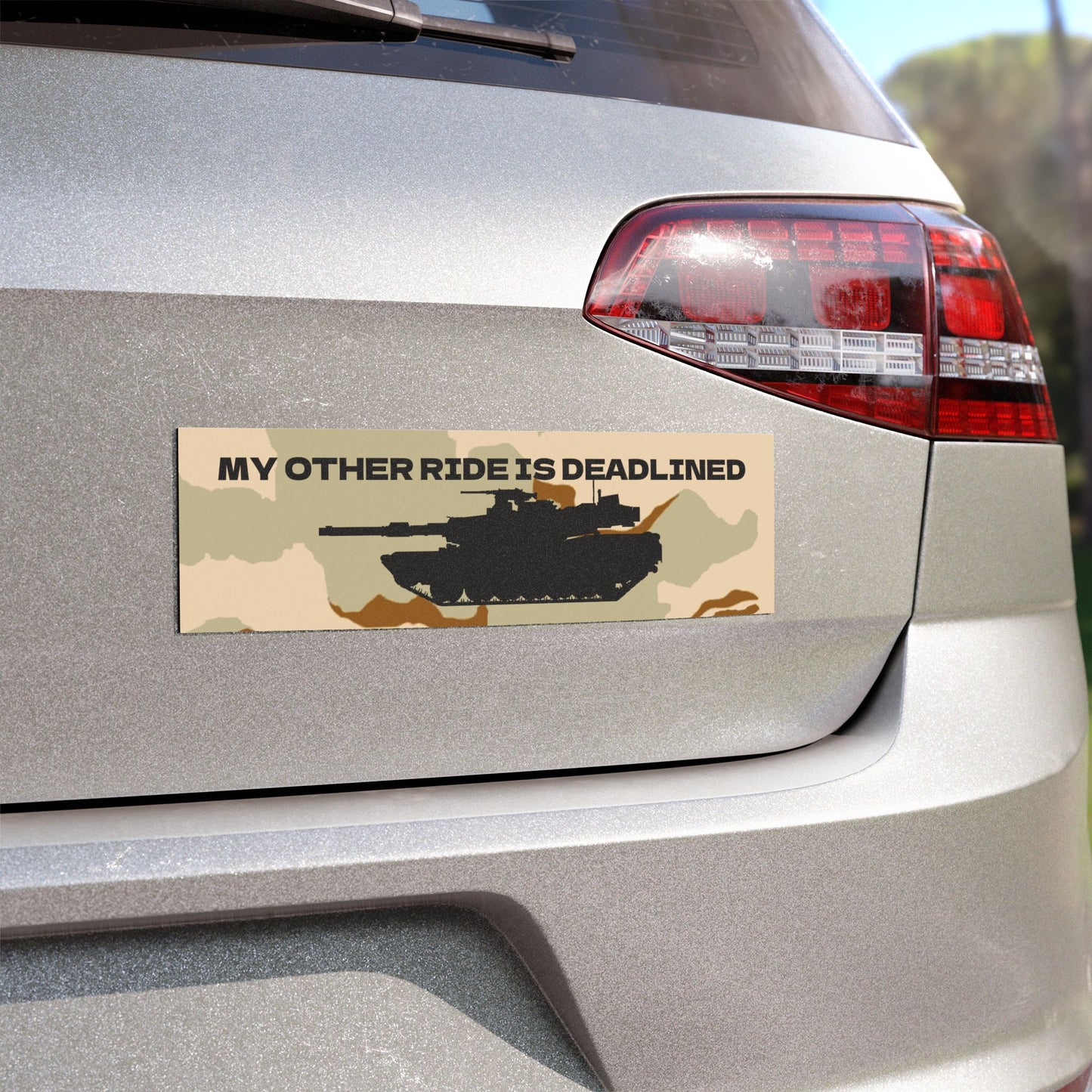 DCU Abrams Deadlined Car Magnet