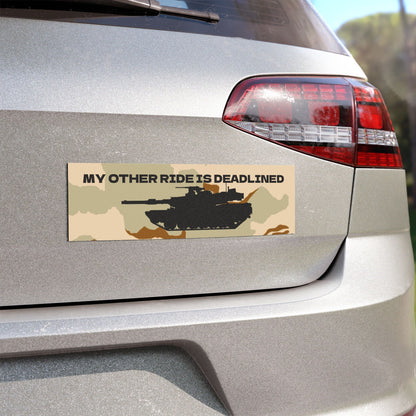 DCU Abrams Deadlined Car Magnet