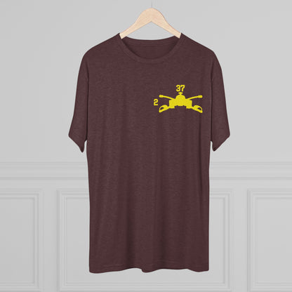 2-37 Armor Regiment Tri-Blend Crew Tee
