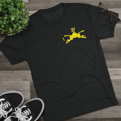1-37 Armor Regiment Tri-Blend Crew Tee