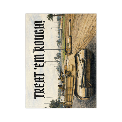 Treat 'em Rough! Velveteen Microfiber Blanket