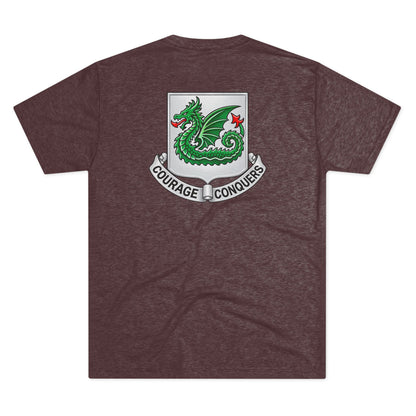 1-37 Armor Regiment Tri-Blend Crew Tee