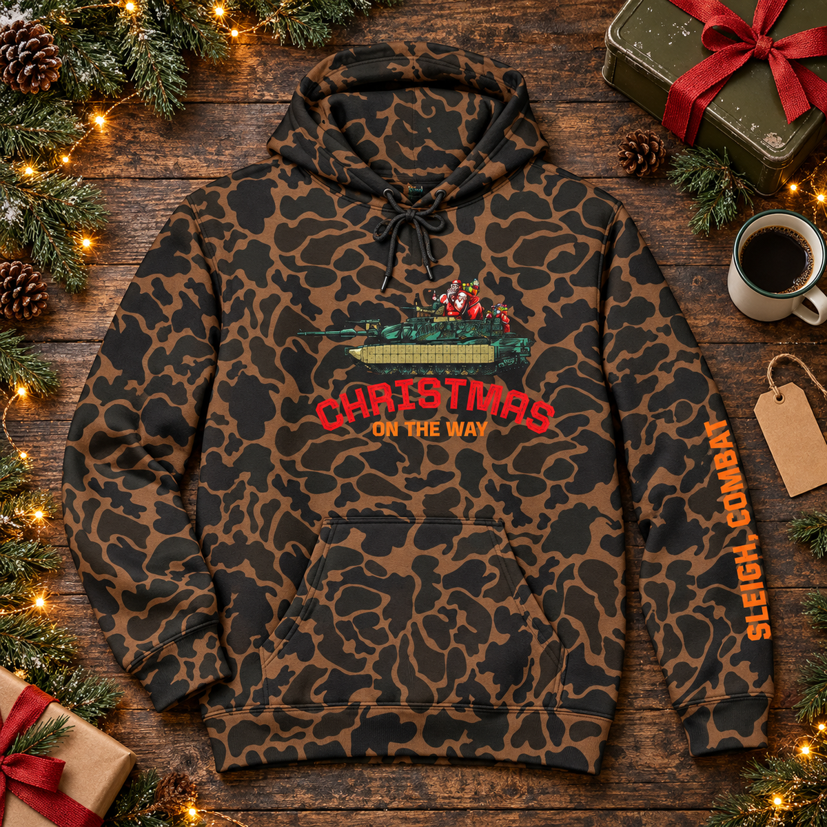 Christmas Camo Sweater