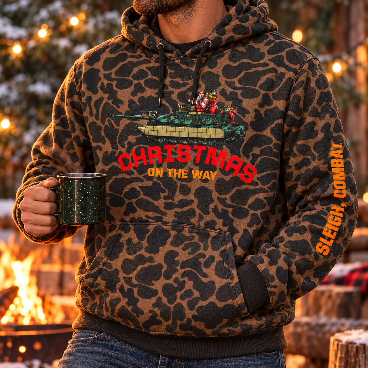 Christmas Camo Sweater