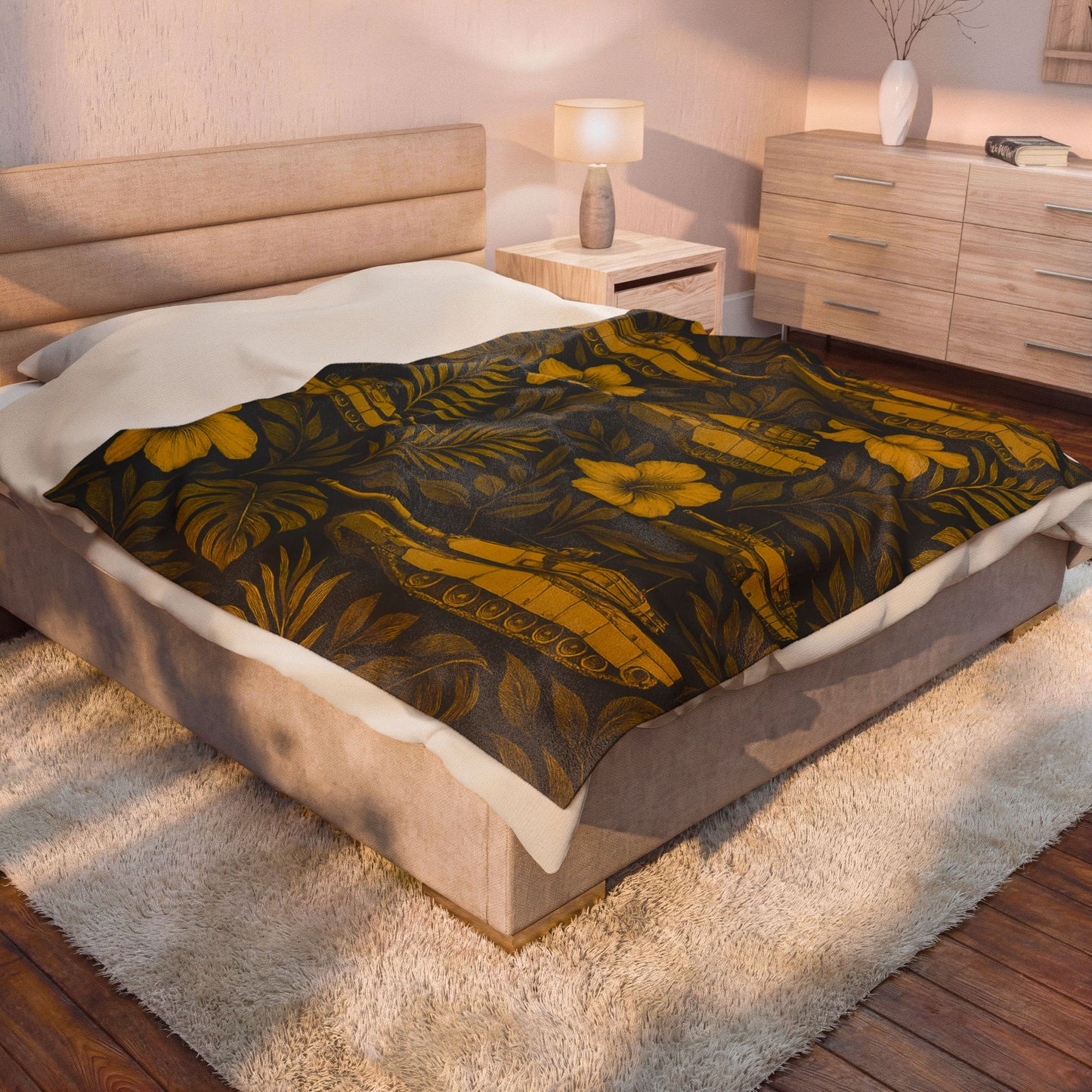 Aloha Abrams Velveteen Plush Blanket