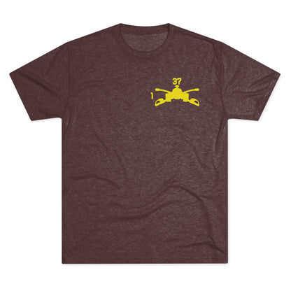 1-37 Armor Regiment Tri-Blend Crew Tee