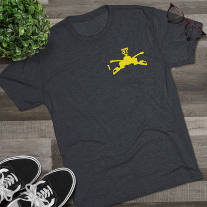 1-37 Armor Regiment Tri-Blend Crew Tee
