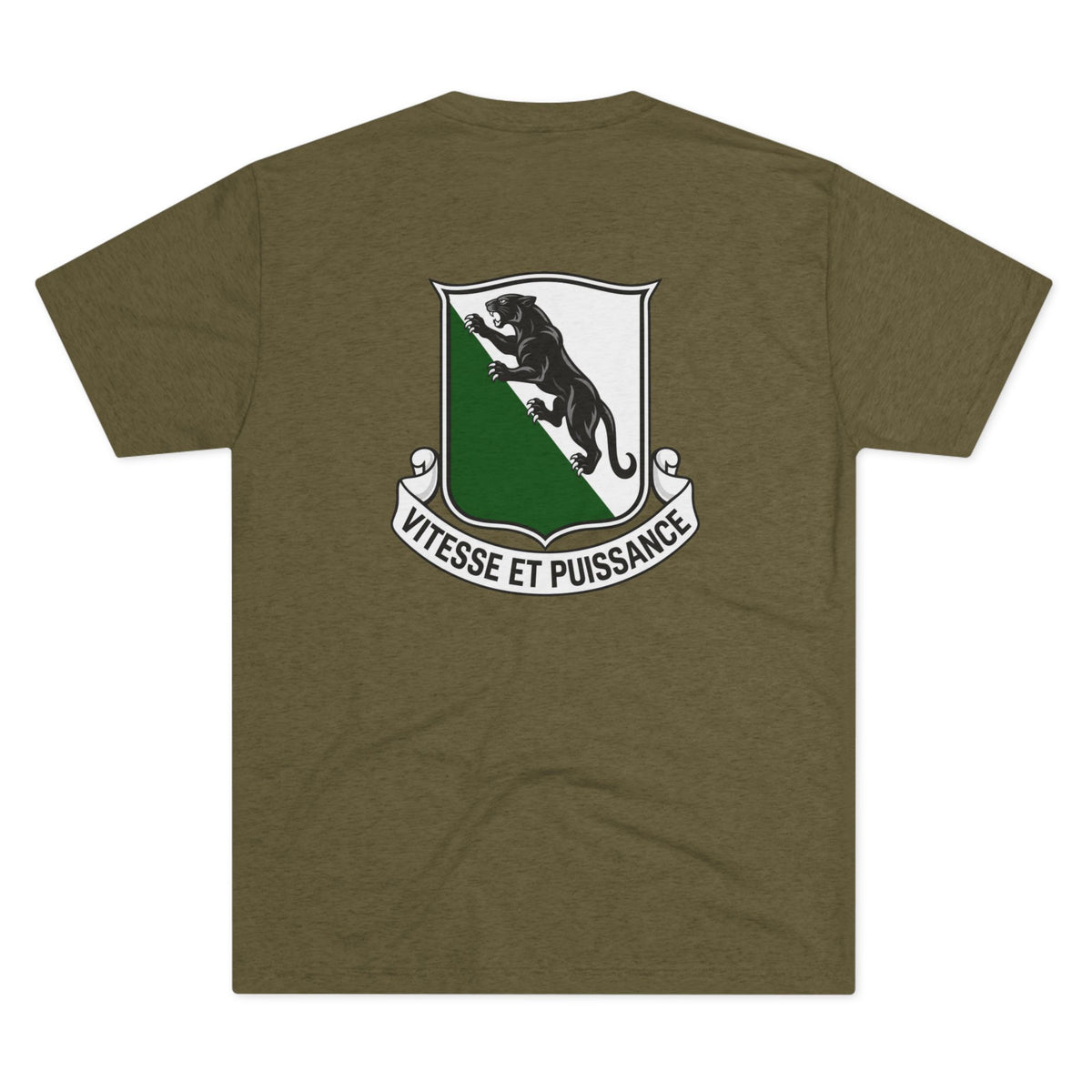 1-69 Armor Regiment Tri-Blend Crew Tee