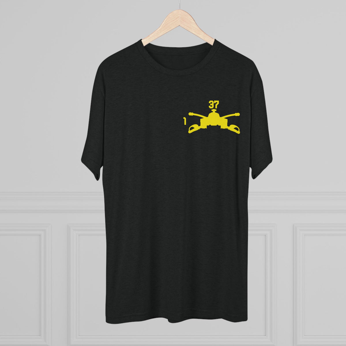 1-37 Armor Regiment Tri-Blend Crew Tee