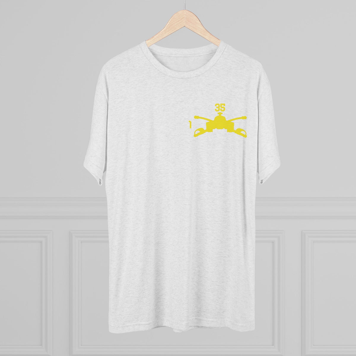 1-35 Armor Regiment Tri-Blend Crew Tee