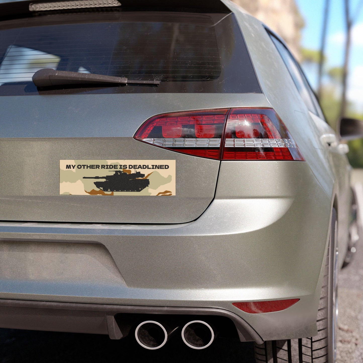 DCU Abrams Deadlined Car Magnet