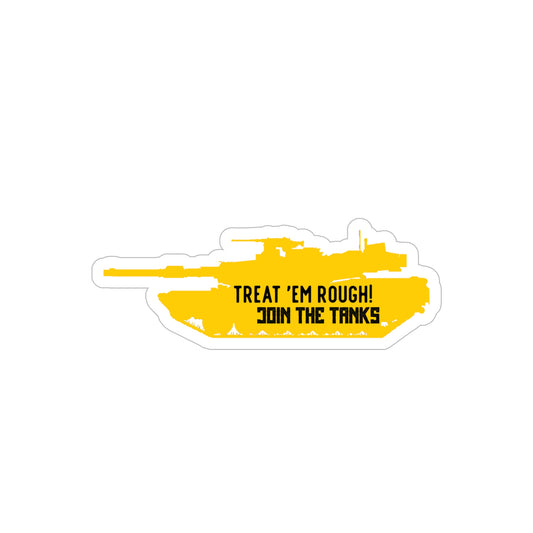 Treat 'em Rough Abrams Transparent Outdoor Slap, Die-Cut, 1pcs