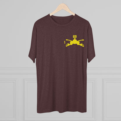 1-69 Armor Regiment Tri-Blend Crew Tee