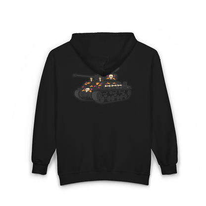 Hasta De La Muerte Full Zip Hooded Sweatshirt