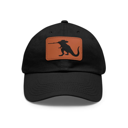 Dino Tanker Hat with leather patch