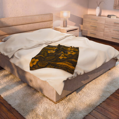Aloha Abrams Velveteen Plush Blanket