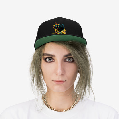 Treat 'em Rough embroidered Flat Bill Hat