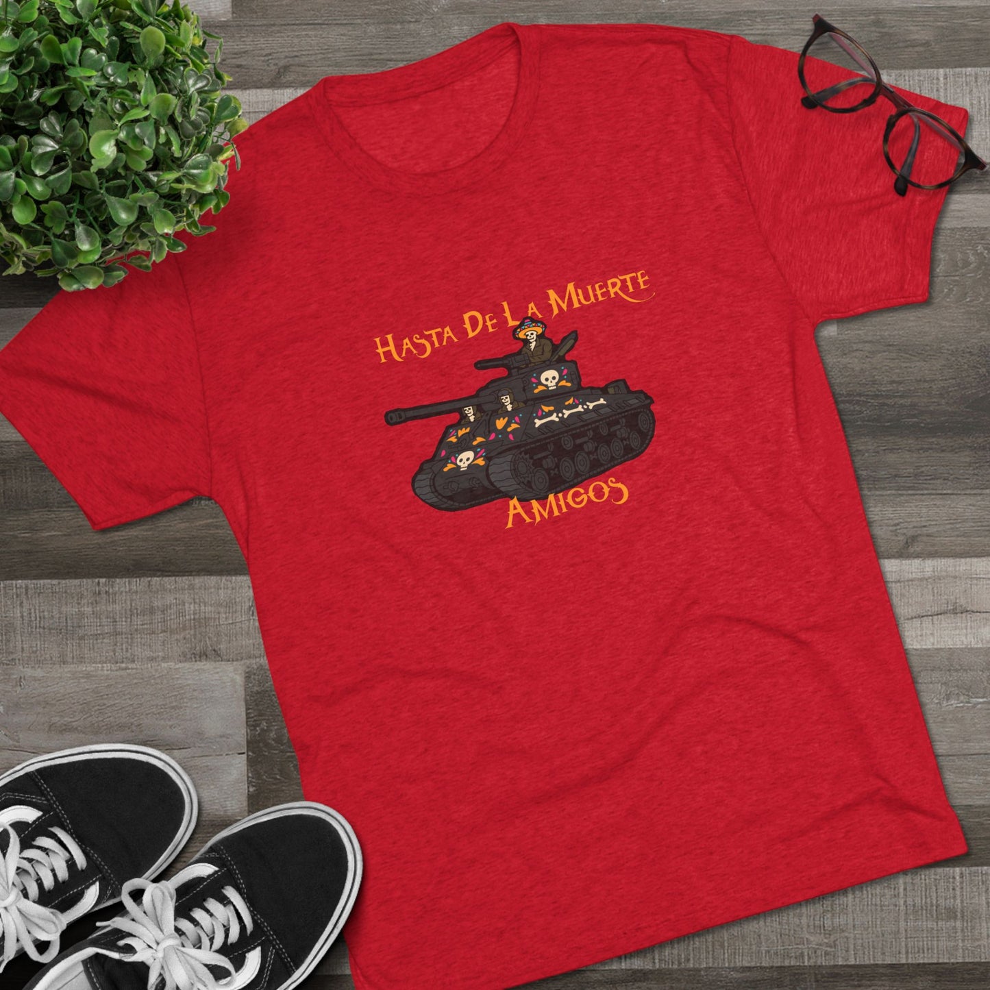 Hasta De La Muerte Triblend Tee