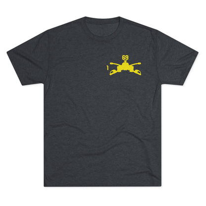 1-69 Armor Regiment Tri-Blend Crew Tee
