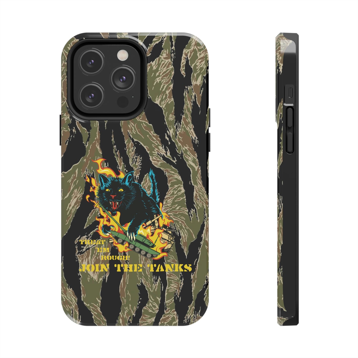 Treat 'em Rough Tiger Stripe Phone Case