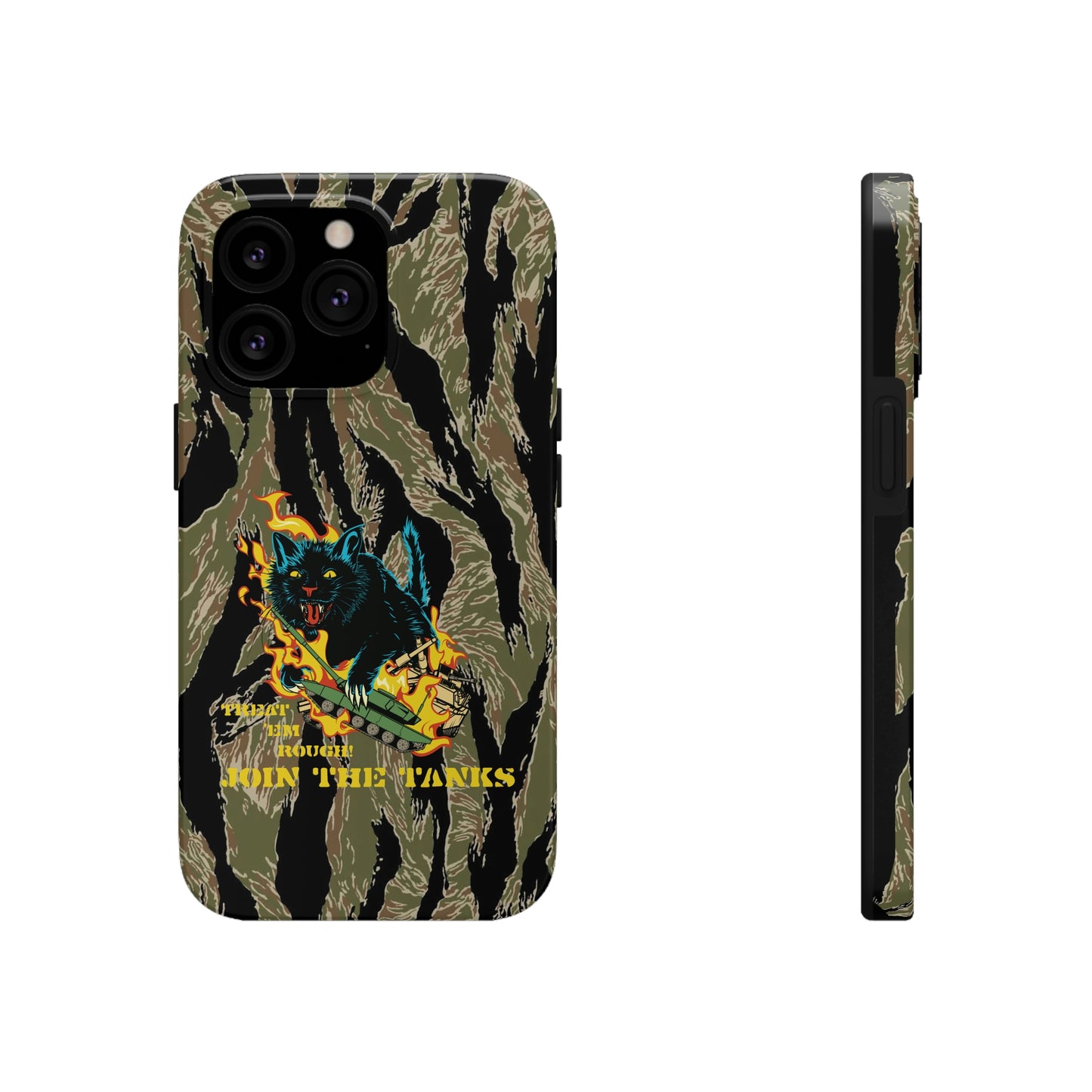 Treat 'em Rough Tiger Stripe Phone Case