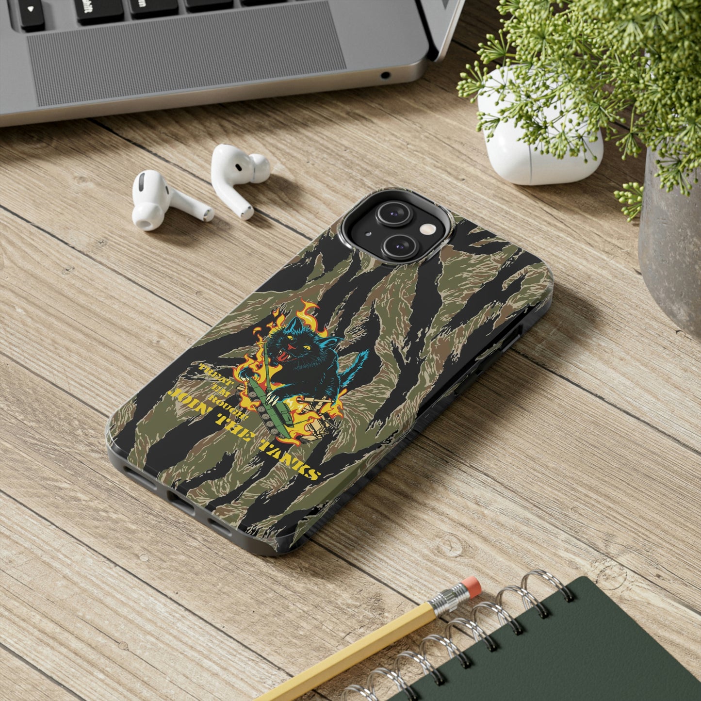 Treat 'em Rough Tiger Stripe Phone Case