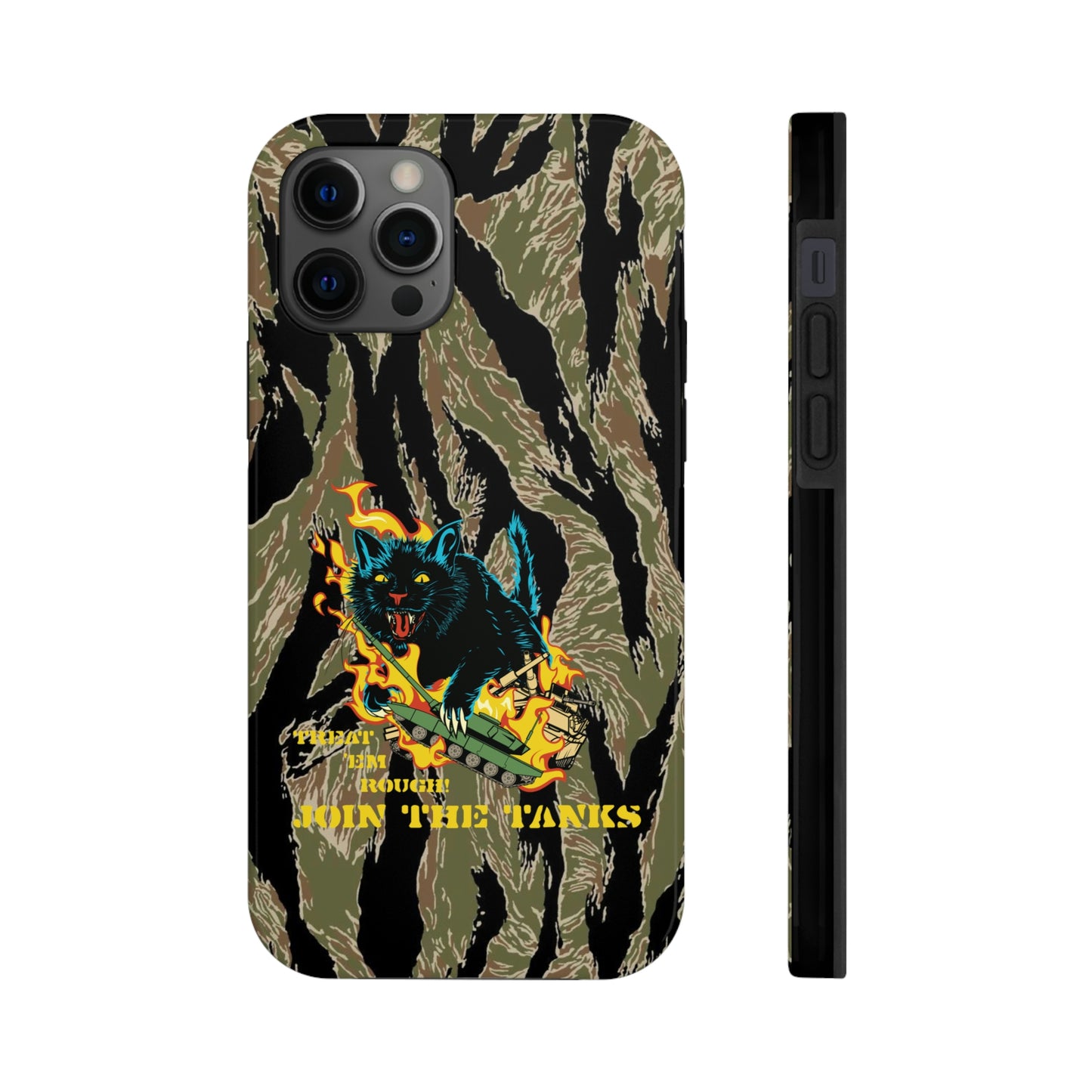 Treat 'em Rough Tiger Stripe Phone Case