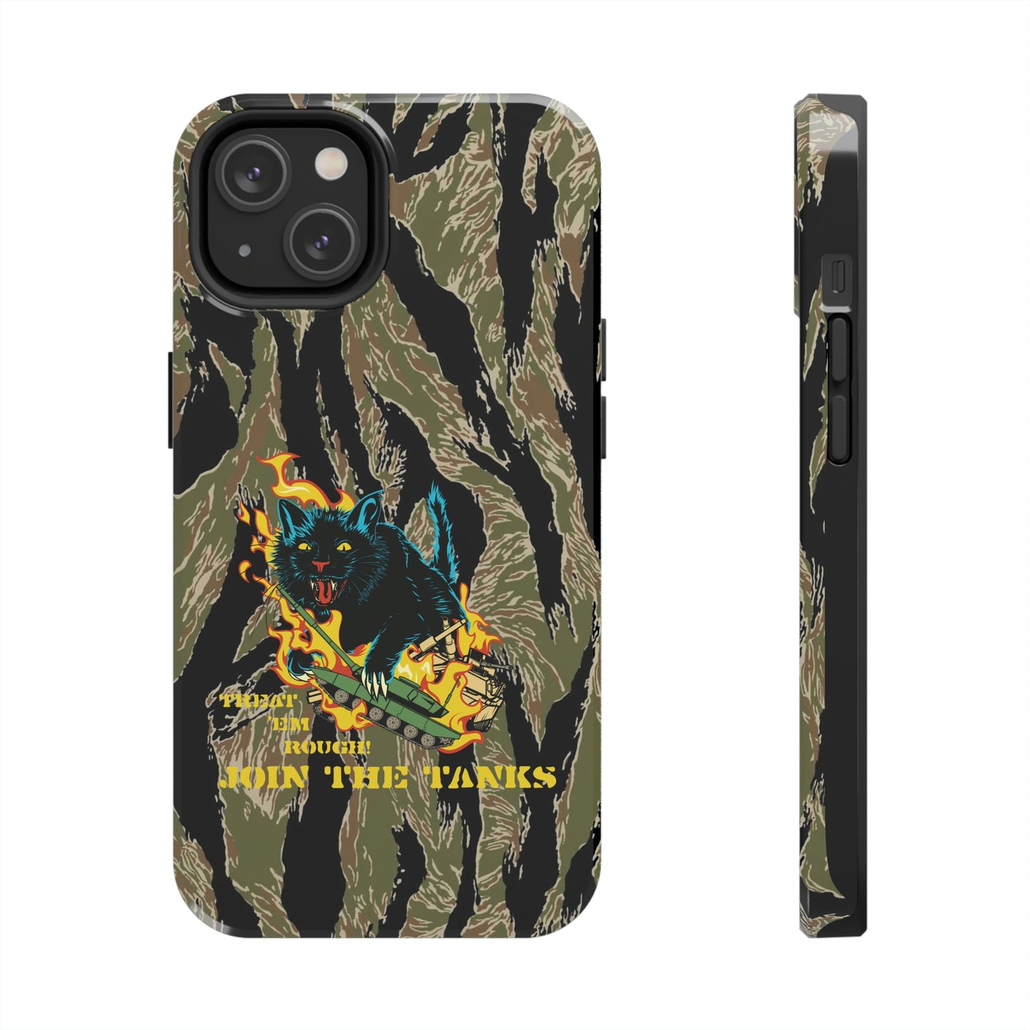 Treat 'em Rough Tiger Stripe Phone Case