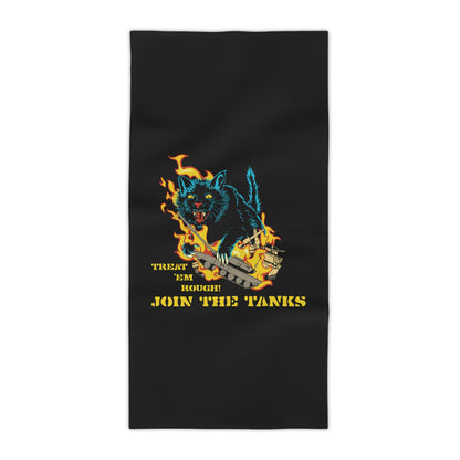 Treat 'em Rough! Beach Towels