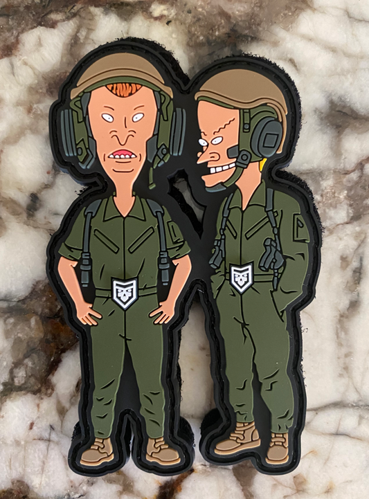 Beavis and Butthead Tankers PVC Patch