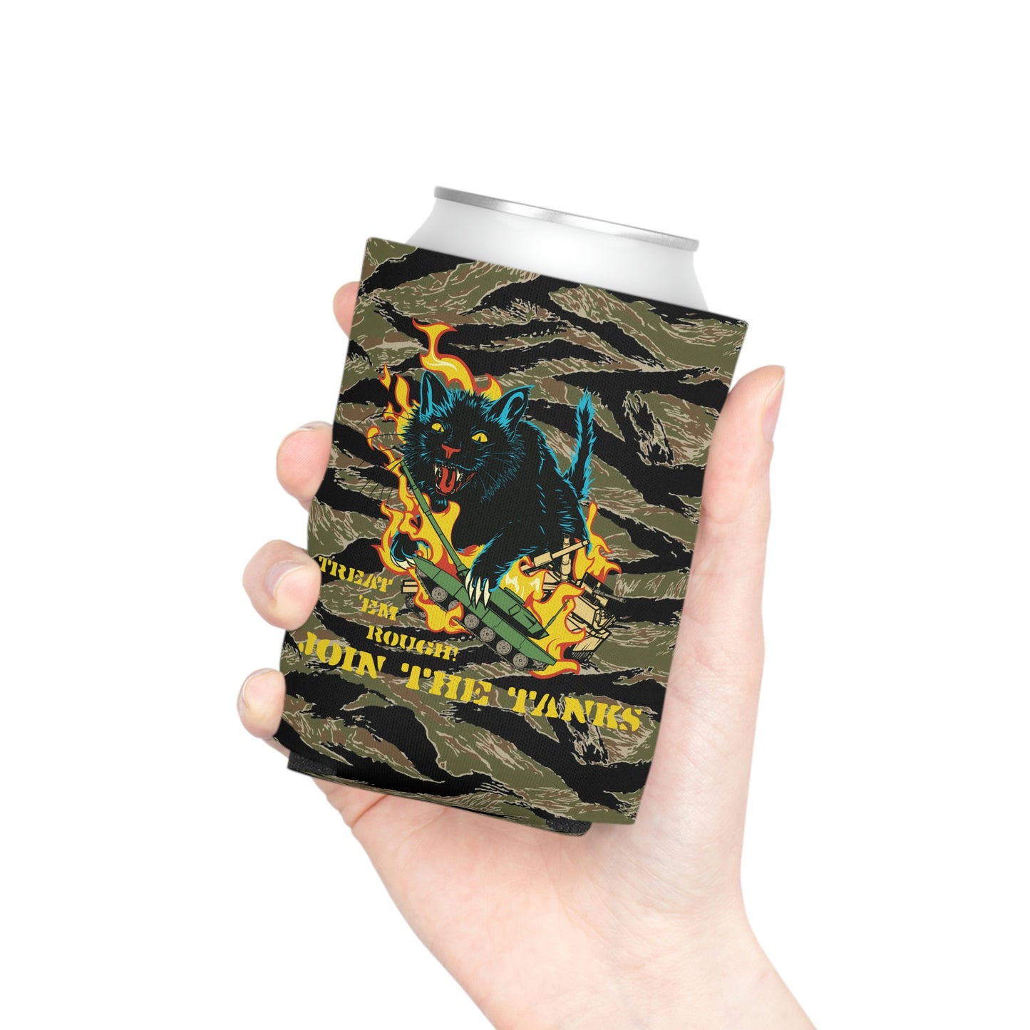 Tiger Stripe Can Coozie