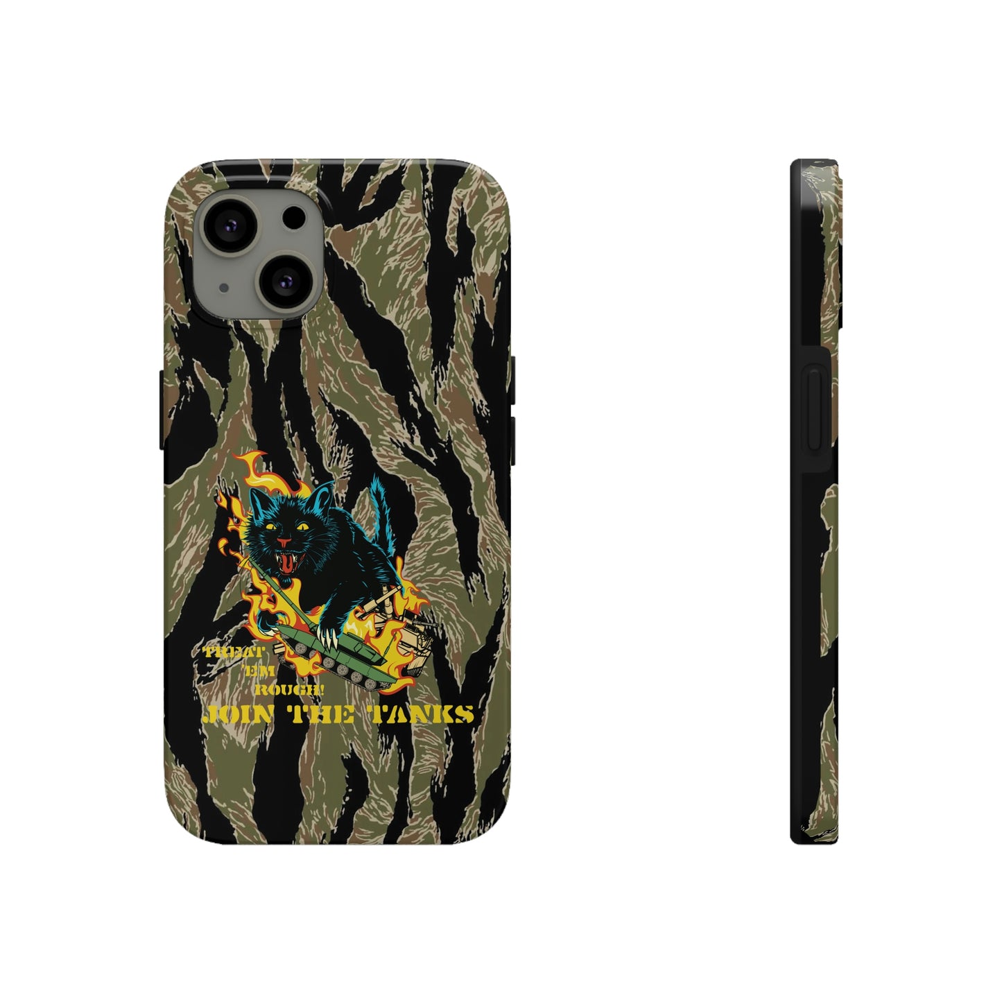 Treat 'em Rough Tiger Stripe Phone Case