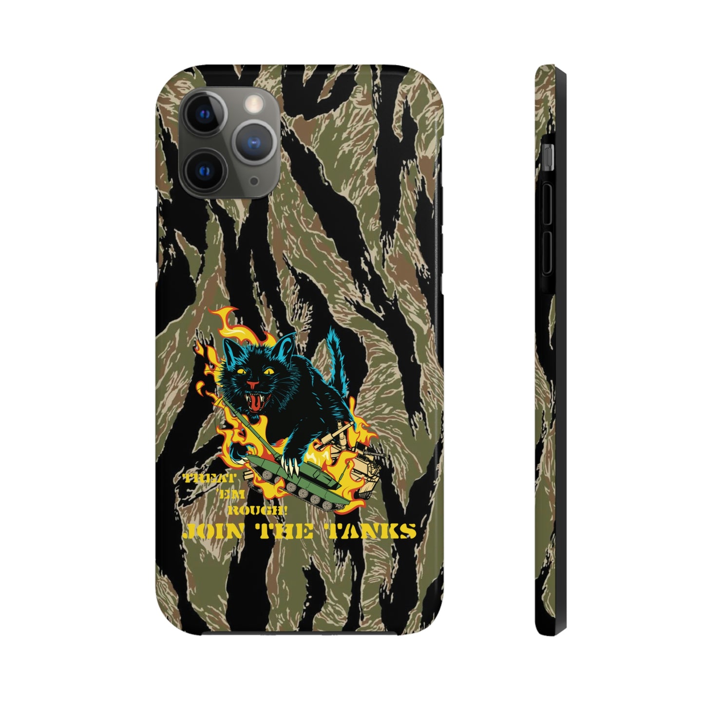 Treat 'em Rough Tiger Stripe Phone Case