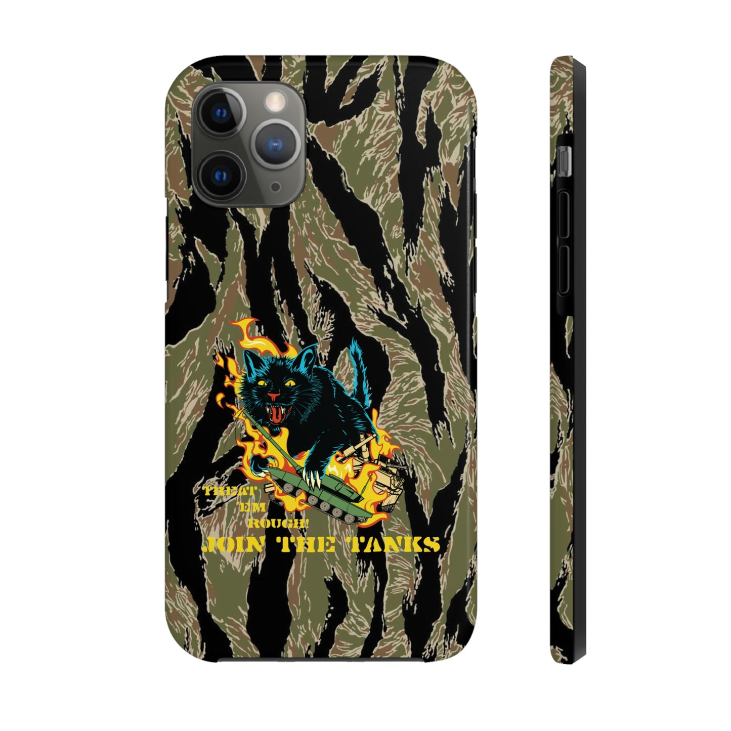 Treat 'em Rough Tiger Stripe Phone Case